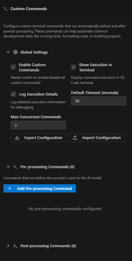 Contextia Custom Commands